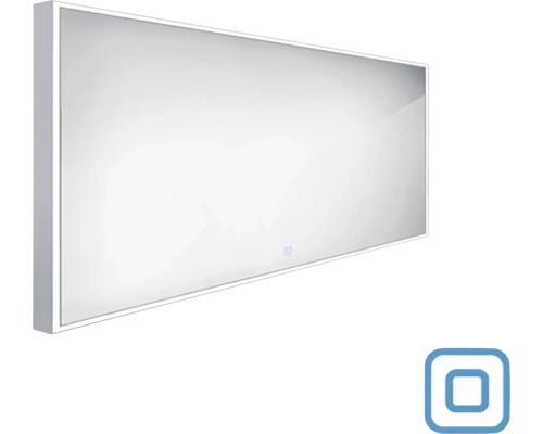 LED zrcadlo do koupelny s osvětlením Nimco 140 x 70 cm s dotykovým senzoremem IP44 ZP 13008V Obdélníkové zrcadlo s osvětlením do koupelny