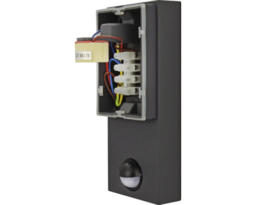 Pohybový senzor s otevřeným pouzdrem pro instalaci