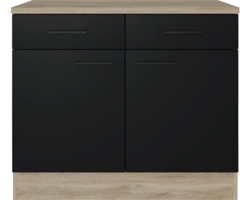 Spodní skříňka se dvěma zásuvkami a dvěma dvířky