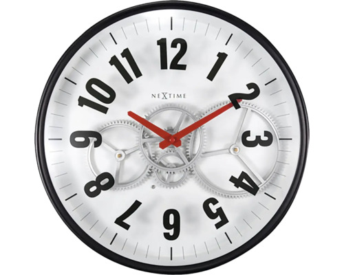 Nástěnné hodiny Nextime Ø 36 cm Gear Clock