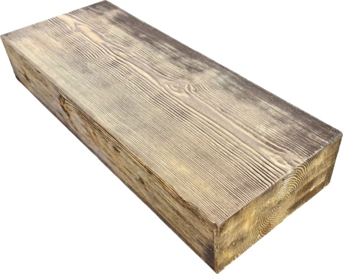 Betonový schod Bark 90x35x15 cm béžovohnědý Dřevěný trám ze smrku