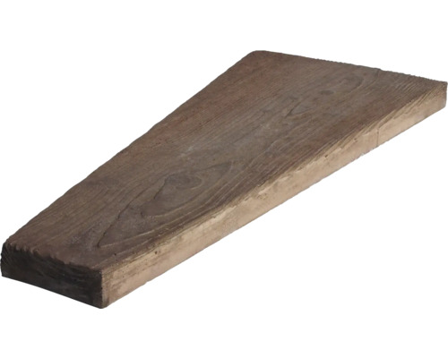 Betonová dlažba Bark klín 90x39,2x5 cm Betonový nášlap se vzhledem dřeva pro venkovní použití
