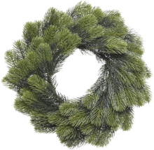 Dekorativní adventní věnec z jedlových větví