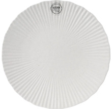 Talíř s žebrovanou texturou a logem Kitchen Goods & More