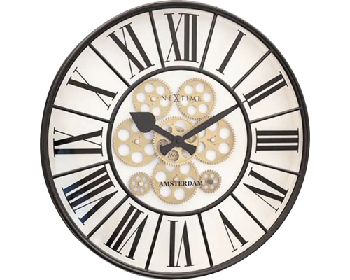 Nástěnné hodiny Nextime William 50 cm bílé