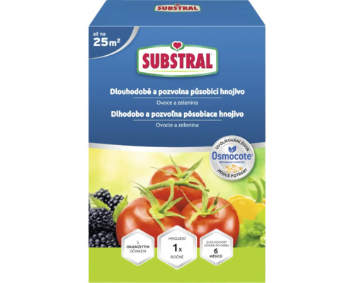 Hnojivo pro ovoce a zeleninu SUBSTRAL 750 g Hnojivo pro ovoce a zeleninu SUBSTRAL 750 g