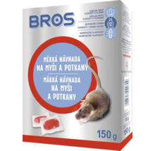 Návnada na myši a potkany měkká BROS rodenticid 150 g-thumb-0