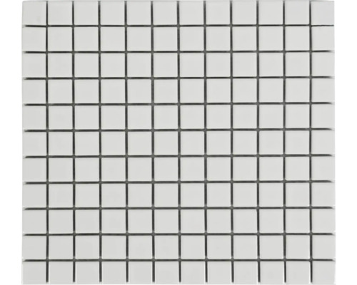 Keramická mozaika 30 x 32,8 cm lesklá bílá
