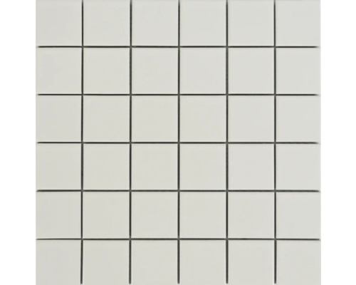 Keramická mozaika 29,8 x 29,8 cm matná bílá