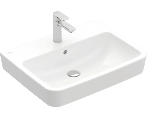 Umyvadlo Villeroy & Boch O.novo sanitární keramika bílá 600 x 125 4062373755990 Keramické umyvadlo s baterií
