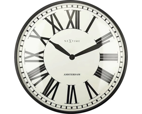 Nástěnné hodiny NeXtime Ø40 cm "New Amsterdam"