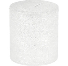 Bílá sloupová svíčka