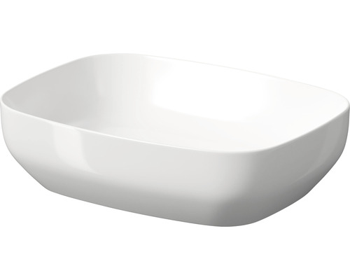 Umyvadlo na desku Cersanit LARGA sanitární keramika bílá 50 x 38,5 x 13,5 cm CCWT1000756401