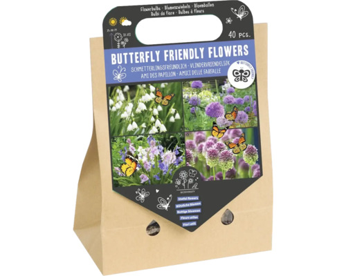 Cibuloviny 'Květiny přátelské k motýlům' mix česneků, ladoněk a bledulí letních 40 ks