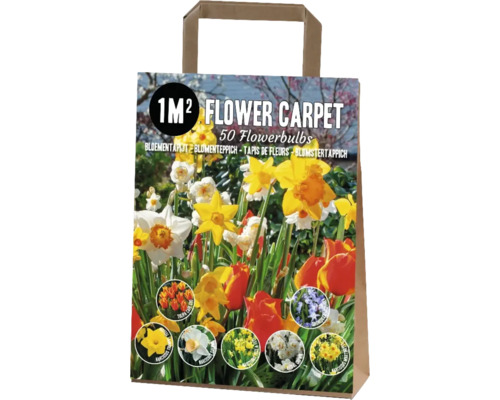 Cibuloviny Květinový koberec na 1 m² Flower Carpet 'Kashmir' mix tulipánů, narcisů a ladoniček 50 ks Cibuloviny Květinový koberec na 1 m² Flower Carpet 'Kashmir' mix tulipánů, narcisů a ladoniček 50 ks