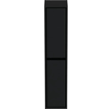 Černá koupelnová skříňka se dvěma dvířky