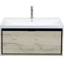 Skříňka pod umyvadlo s umyvadlem a baterií