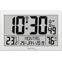 Bezdrátová meteorologická stanice Techno Line se zobrazením času, data, teploty a vlhkosti vzduchu