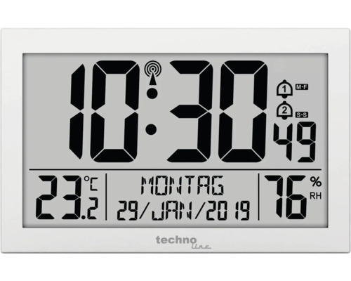 Stolní digitální hodiny 22,5x143x2,4 cm