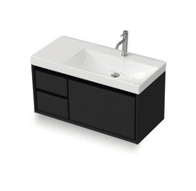 Umyvadlová skříňka se dvěma zásuvkami, umyvadlem a vodovodní baterií