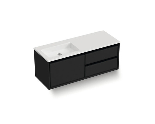 Skříňka pod umyvadlo s umyvadlem a zásuvkami