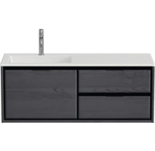 Skříňka pod umyvadlo se dvěma zásuvkami a umyvadlem na desku