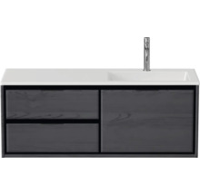 Umyvadlová skříňka se dvěma zásuvkami, umyvadlem a baterií