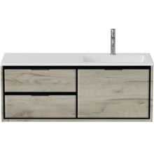 Skříňka pod umyvadlo s umyvadlem a baterií