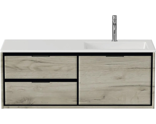 Skříňka pod umyvadlo s umyvadlem a baterií