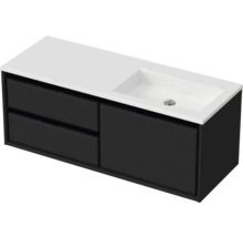 Umyvadlová skříňka se dvěma zásuvkami a zapuštěným umyvadlem