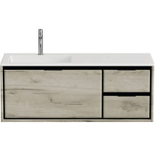 Umyvadlová skříňka se dvěma zásuvkami a umyvadlem