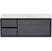 Skříňka pod umyvadlo se dvěma zásuvkami a umyvadlem