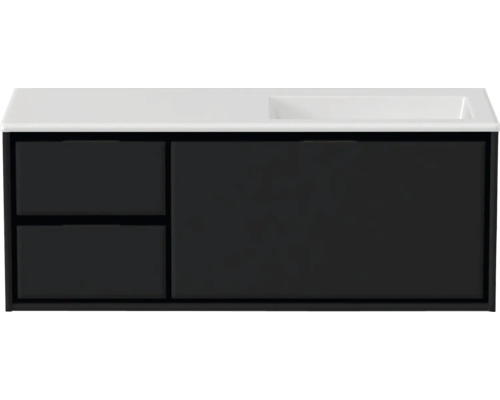 Skříňka pod umyvadlo se dvěma zásuvkami a jedněmi dvířky