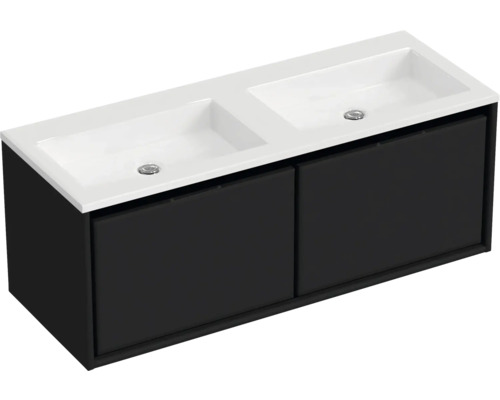 Skříňka pod umyvadlo se dvěma umyvadly