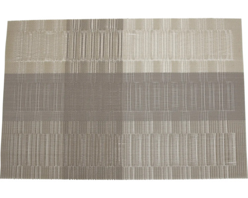 Prostírání PVC 30x45 cm béžové pruhy Prostírání s grafickým vzorem