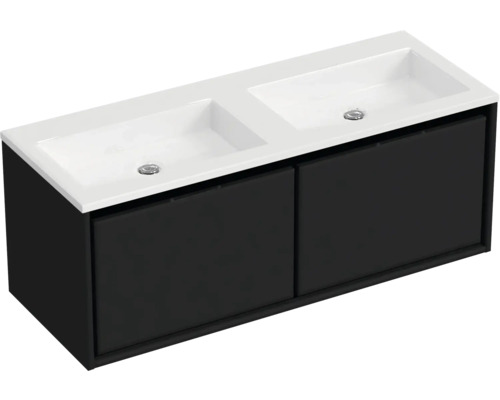 Skříňka pod umyvadlo se dvěma umyvadly