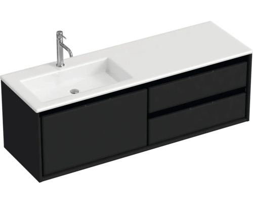 Skříňka pod umyvadlo s umyvadlem a dvěma zásuvkami