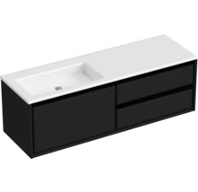 Umyvadlo se skříňkou a dvěma zásuvkami do koupelny.