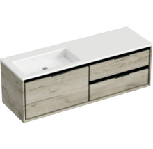 Skříňka pod umyvadlo se dvěma zásuvkami a umyvadlem