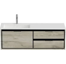 Umyvadlová skříňka se dvěma zásuvkami a umyvadlem