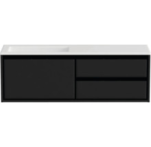 Skříňka pod umyvadlo se dvěma zásuvkami a umyvadlem