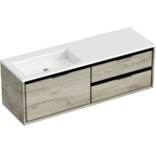 Skříňka pod umyvadlo se dvěma zásuvkami a umyvadlem