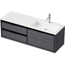 Skříňka pod umyvadlo s umyvadlem a dvěma zásuvkami