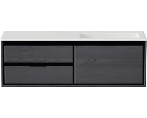 Skříňka pod umyvadlo se dvěma zásuvkami a jedněmi dvířky