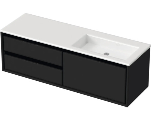 Skříňka pod umyvadlo se dvěma zásuvkami a umyvadlem