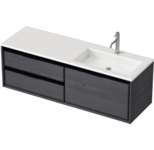 Skříňka pod umyvadlo s umyvadlem a dvěma zásuvkami