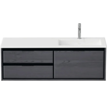 Skříňka pod umyvadlo s umyvadlem a dvěma zásuvkami