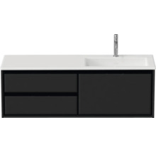 Umyvadlová skříňka se dvěma zásuvkami a umyvadlem