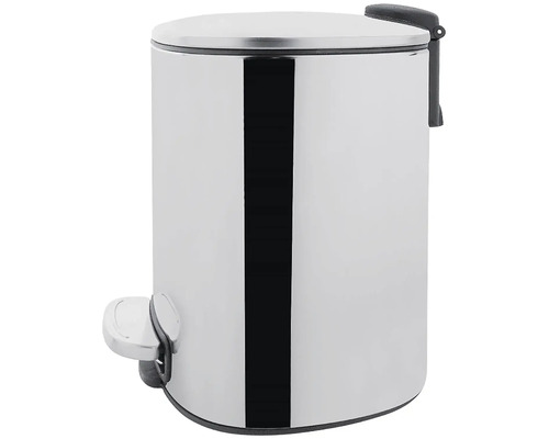 Ocelový nášlapný odpadkový koš