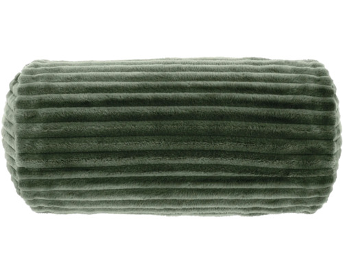 Dekorativní polštář Dez Kord tmavě zelený válec Ø 25 x 45 cm